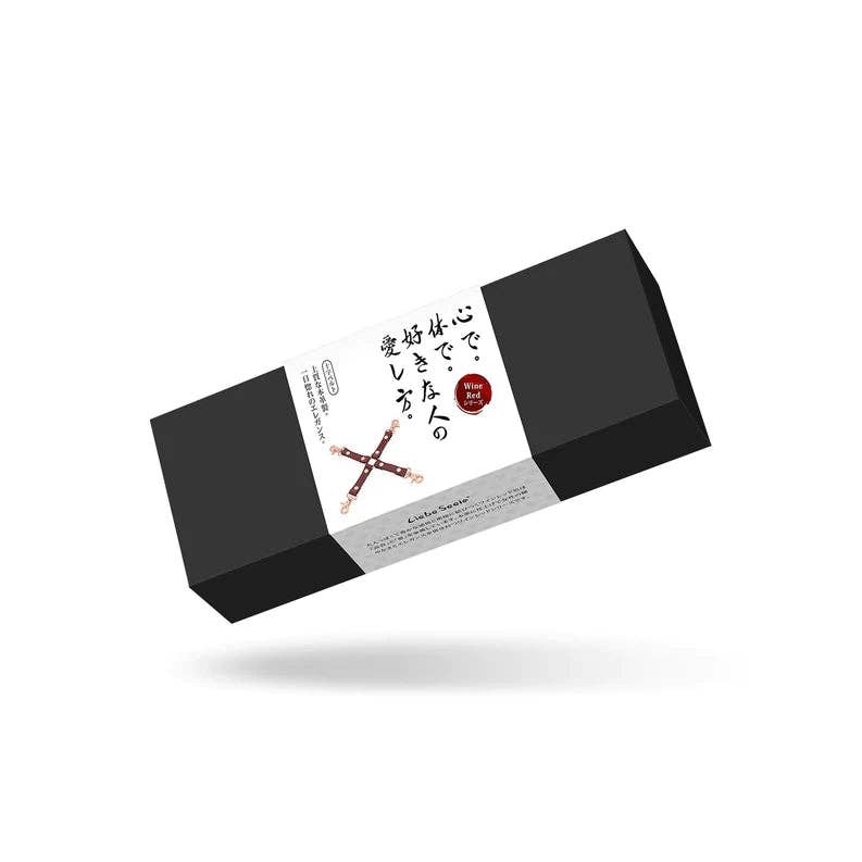 Wine Red Leather Hogtie Kink by Liebe Seele- The Nookie