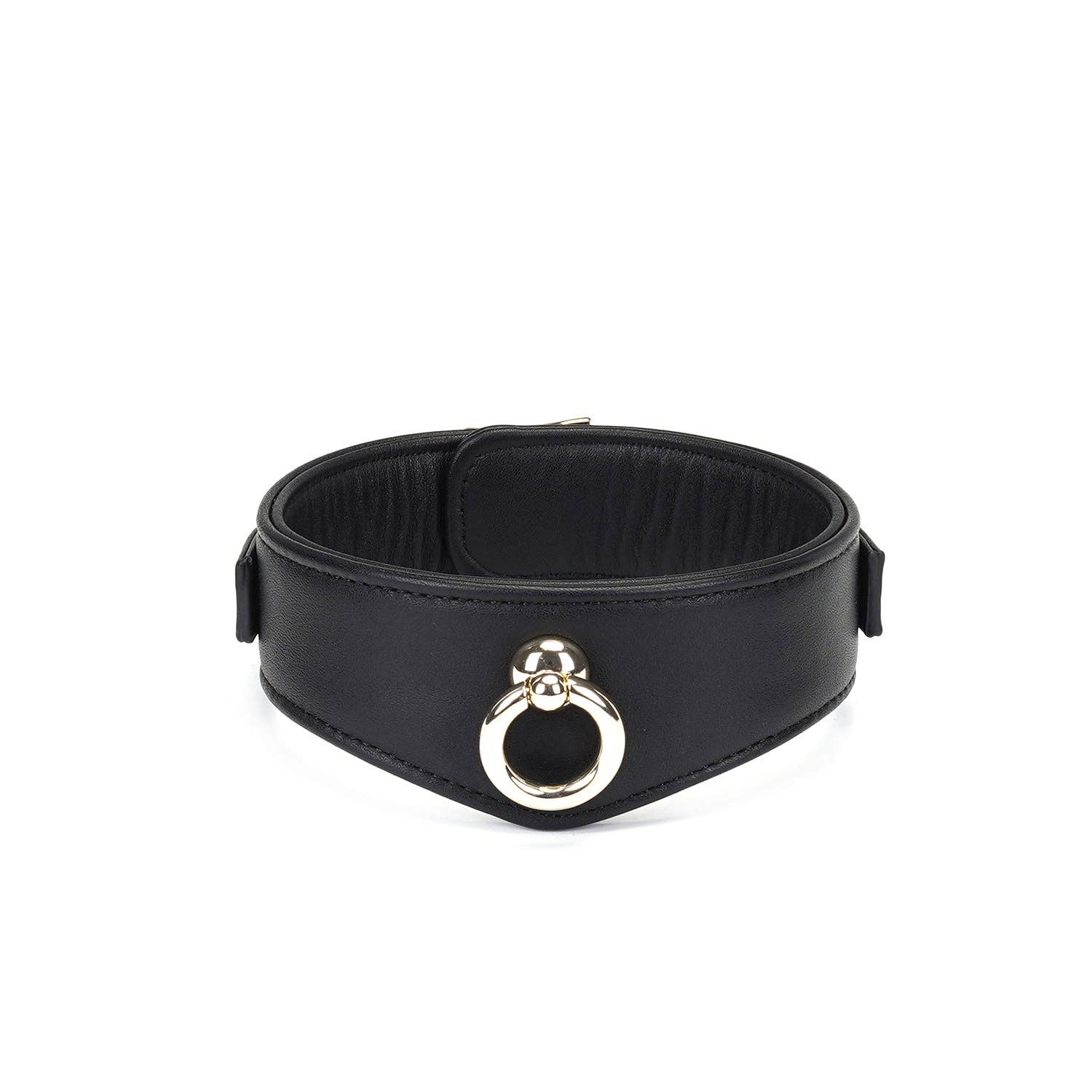 Dark Secret Black Deluxe Curved Collar with Lock Kink by Liebe Seele- The Nookie