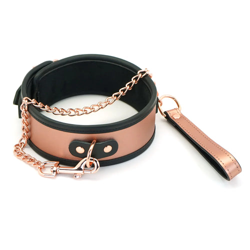  Rose Gold Memory Collar and Leash Kink by Liebe Seele- The Nookie