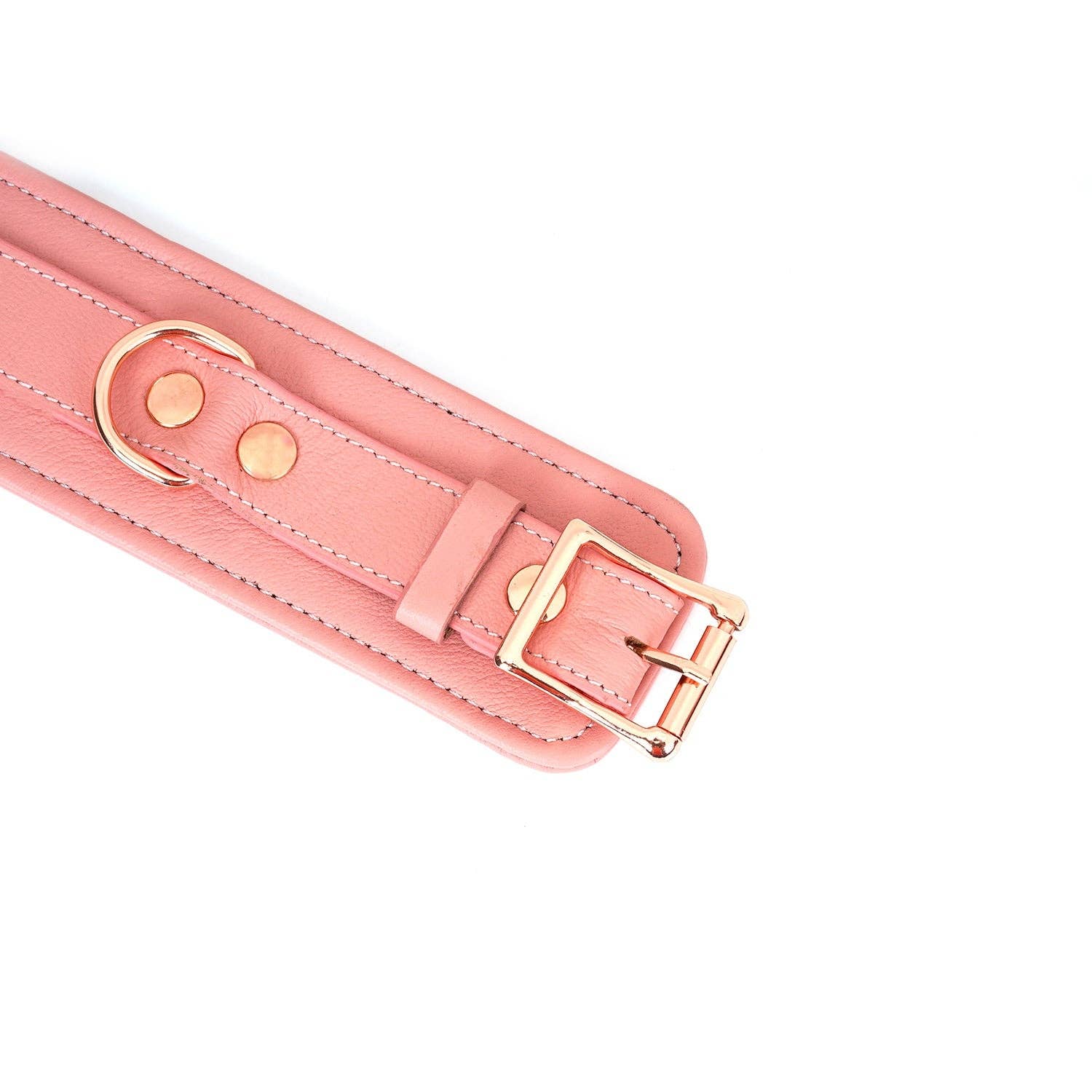 Pink Dream Leather Wrist Cuffs Kink by Liebe Seele- The Nookie