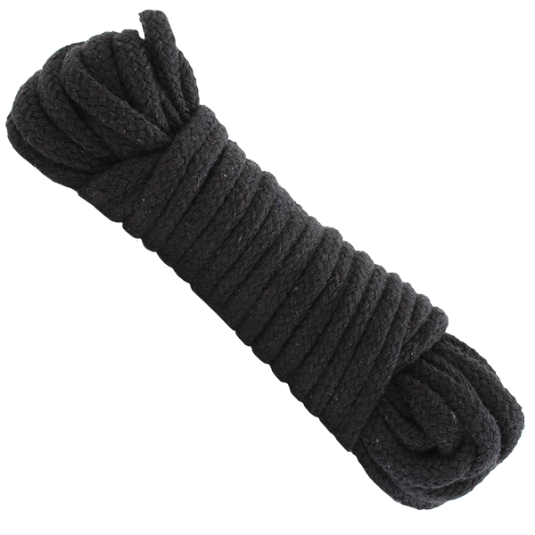 Black Japanese Style Bondage Rope Kink by Doc Johnson- The Nookie