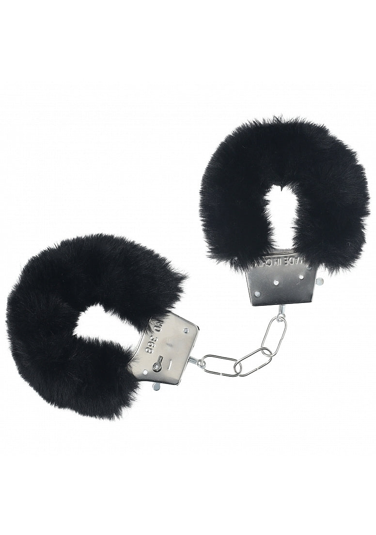 Shots Classic Fluffy Handcuffs in Black Kink by Shots Toys- The Nookie