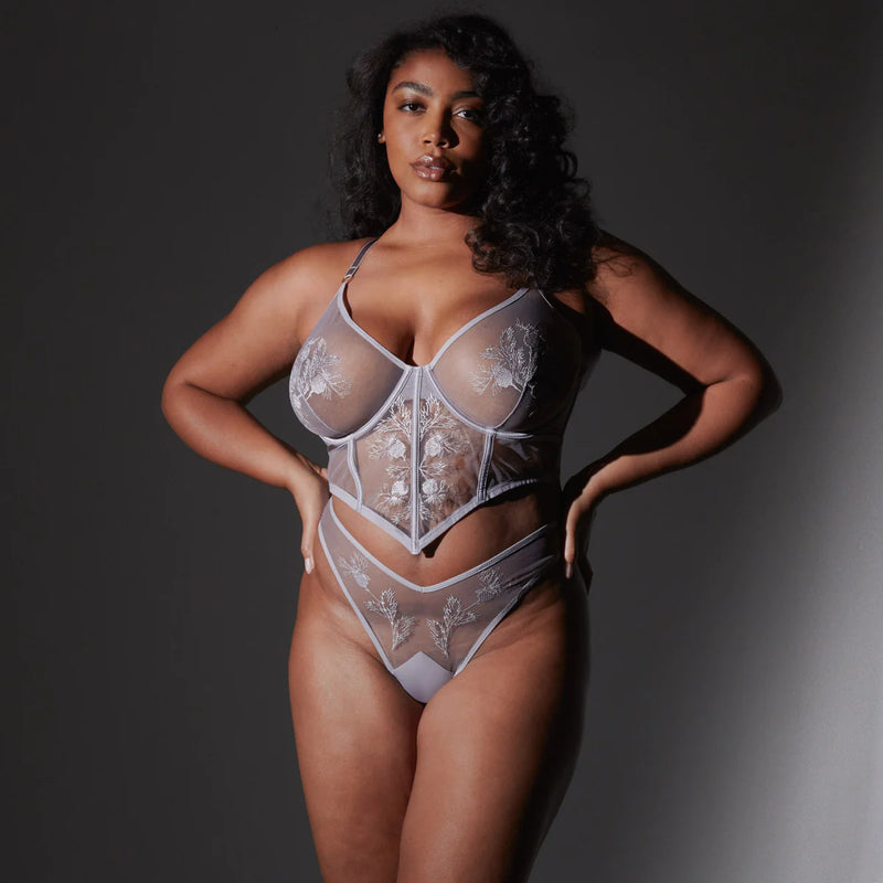  Verona Bodice in Mercury Lingerie by Thistle & Spire- The Nookie