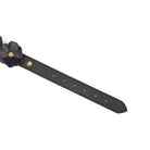 Black Leather Floral Collar with Leash Kink by Liebe Seele- The Nookie