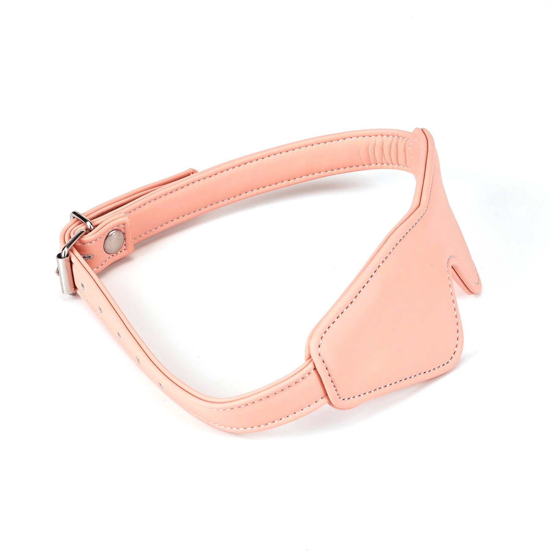 Dark Candy Pink Vegan Leather Blindfold Kink by Liebe Seele- The Nookie