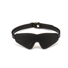 Dark Candy Black Vegan Leather Blindfold Kink by Liebe Seele- The Nookie