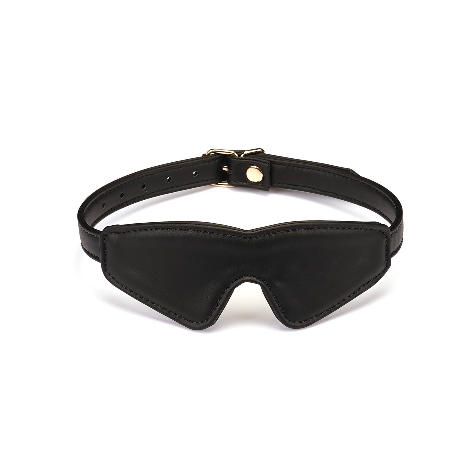 Dark Candy Black Vegan Leather Blindfold Kink by Liebe Seele- The Nookie