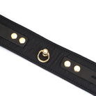 Demon's Kiss Black Leather Wrist Cuffs with Locking Buckles Kink by Liebe Seele- The Nookie