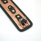 Rose Gold Leather Handcuffs Kink by Liebe Seele- The Nookie