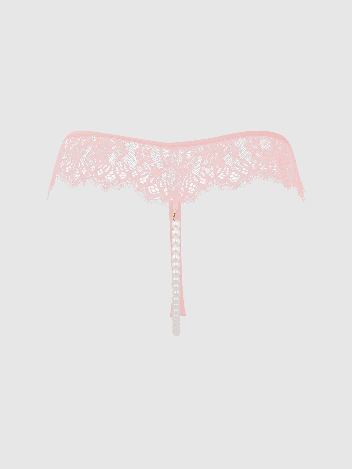Jocelyn Lace & Pearl Crotchless Thong Lingerie by House of Desire- The Nookie