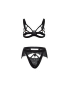 S/M Annika Open Cup Two-Piece Set Lingerie by Oh La La Cheri- The Nookie