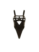 Fetish Erotic Open Cup Teddy Black Lingerie by Oh La La Cheri- The Nookie