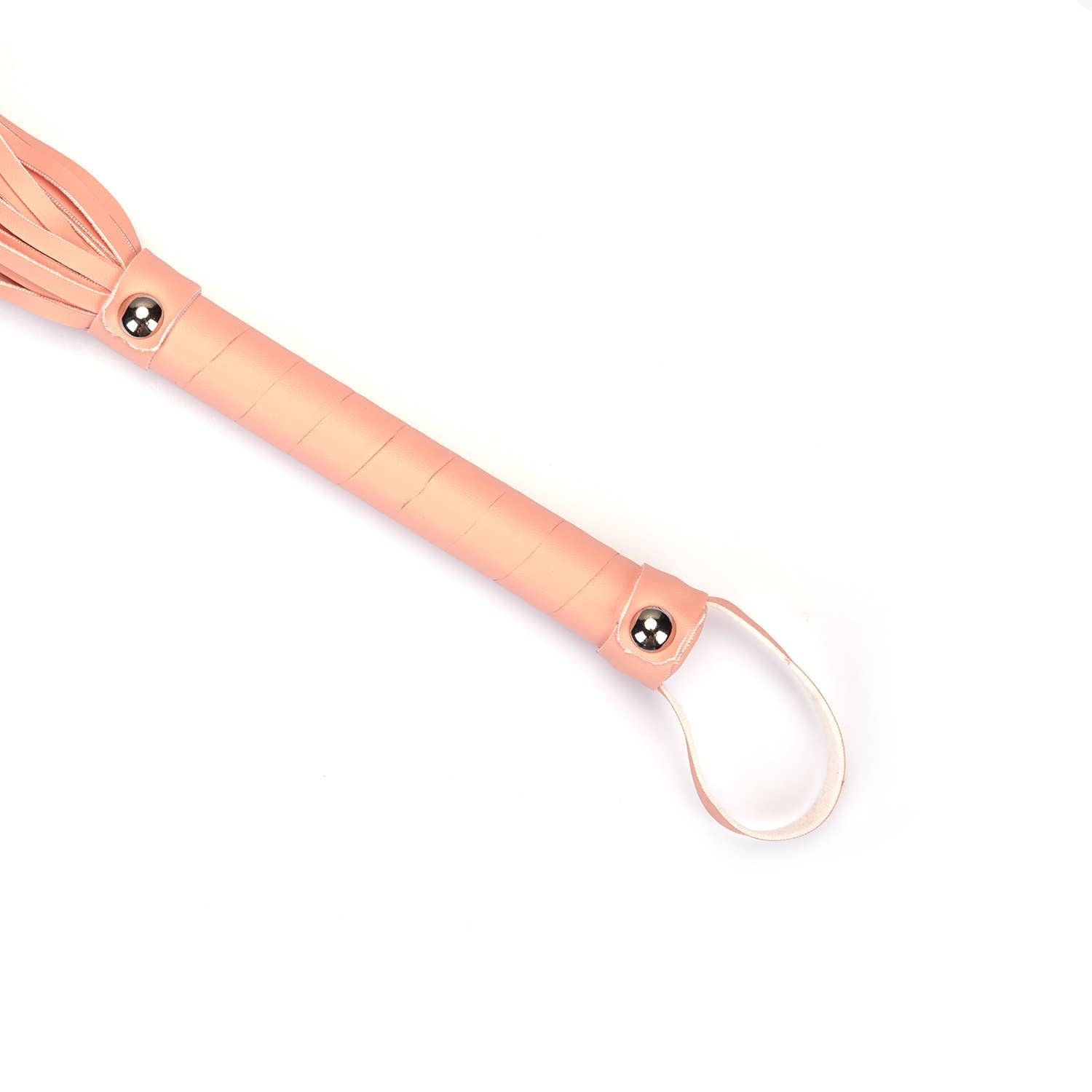 Dark Candy Pink Vegan Leather Flogger Kink by Liebe Seele- The Nookie