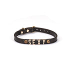 Black Italian Leather SEXY Choker Kink by Liebe Seele- The Nookie