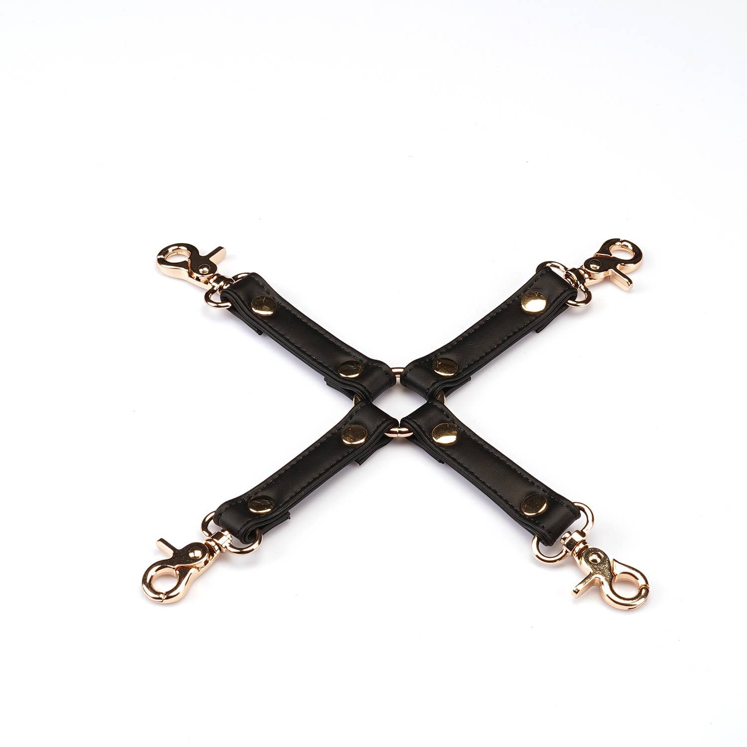 Dark Candy Black Vegan Leather Hogtie Kink by Liebe Seele- The Nookie