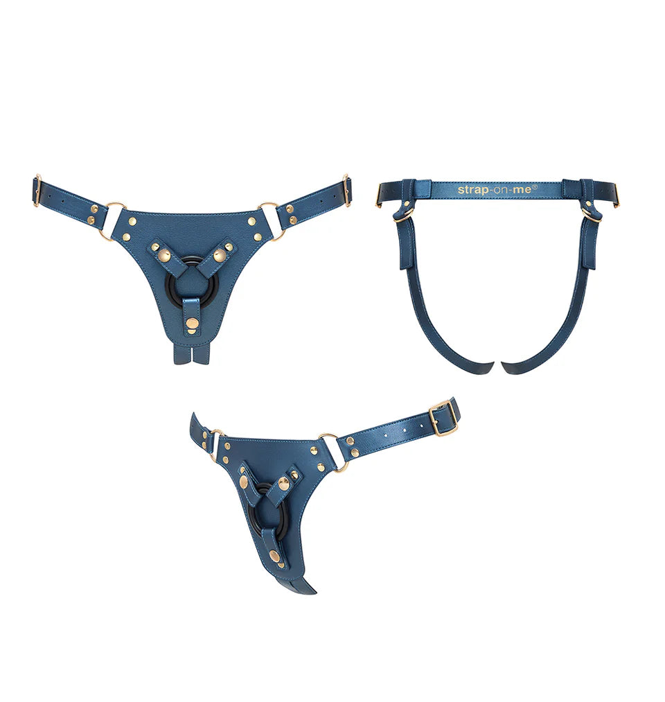 Simili Generous Harness in Blue Harness by Strap-On-Me- The Nookie