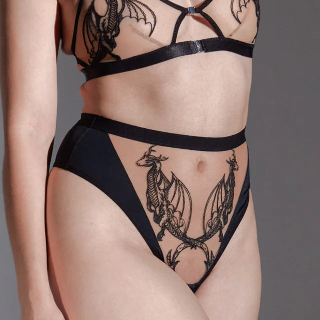 Dracona Thong - Butterscotch Lingerie by Thistle & Spire- The Nookie