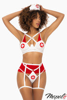 Three-Piece Sexy Nurse Set Lingerie by Mapalé- The Nookie