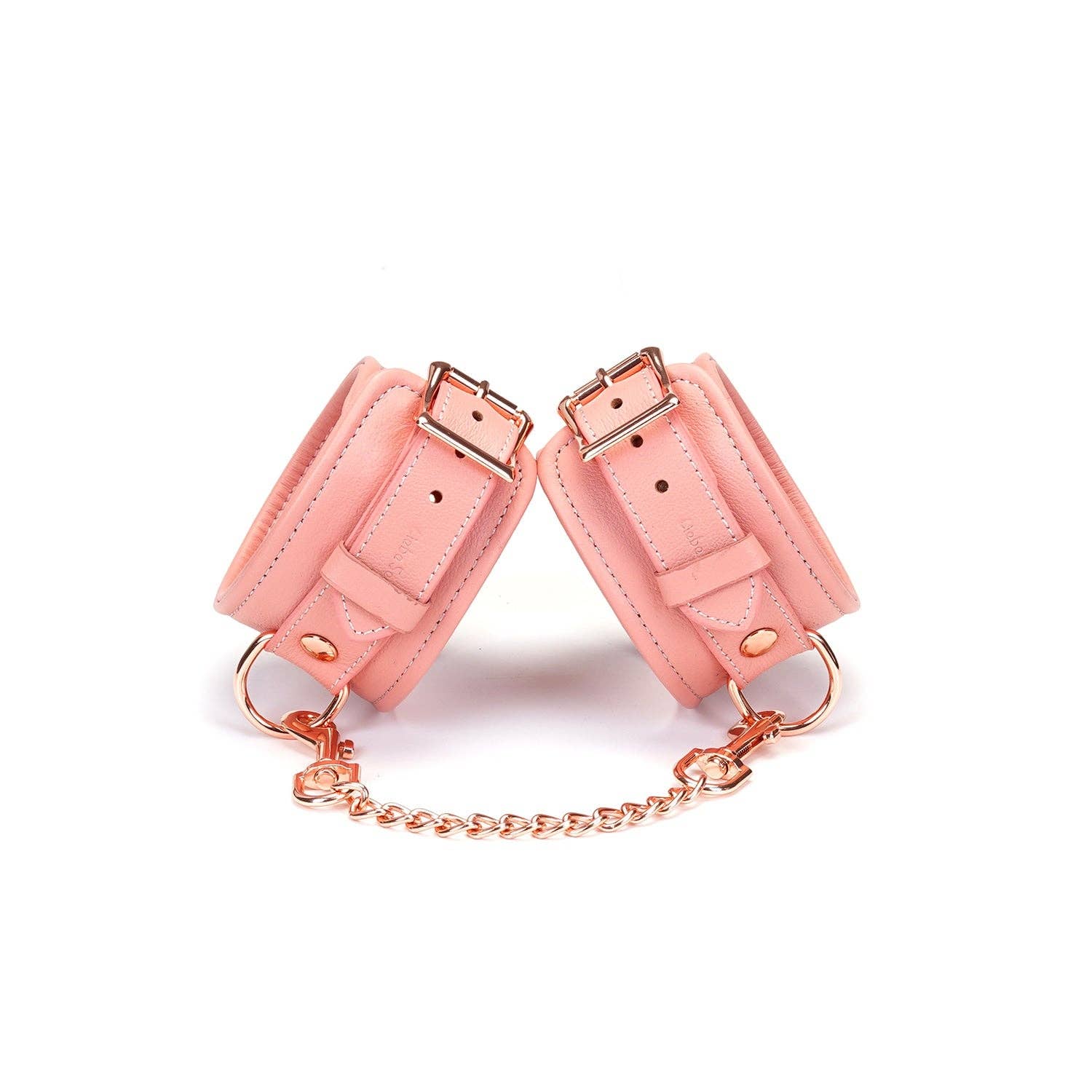Pink Dream Leather Ankle Cuffs Kink by Liebe Seele- The Nookie