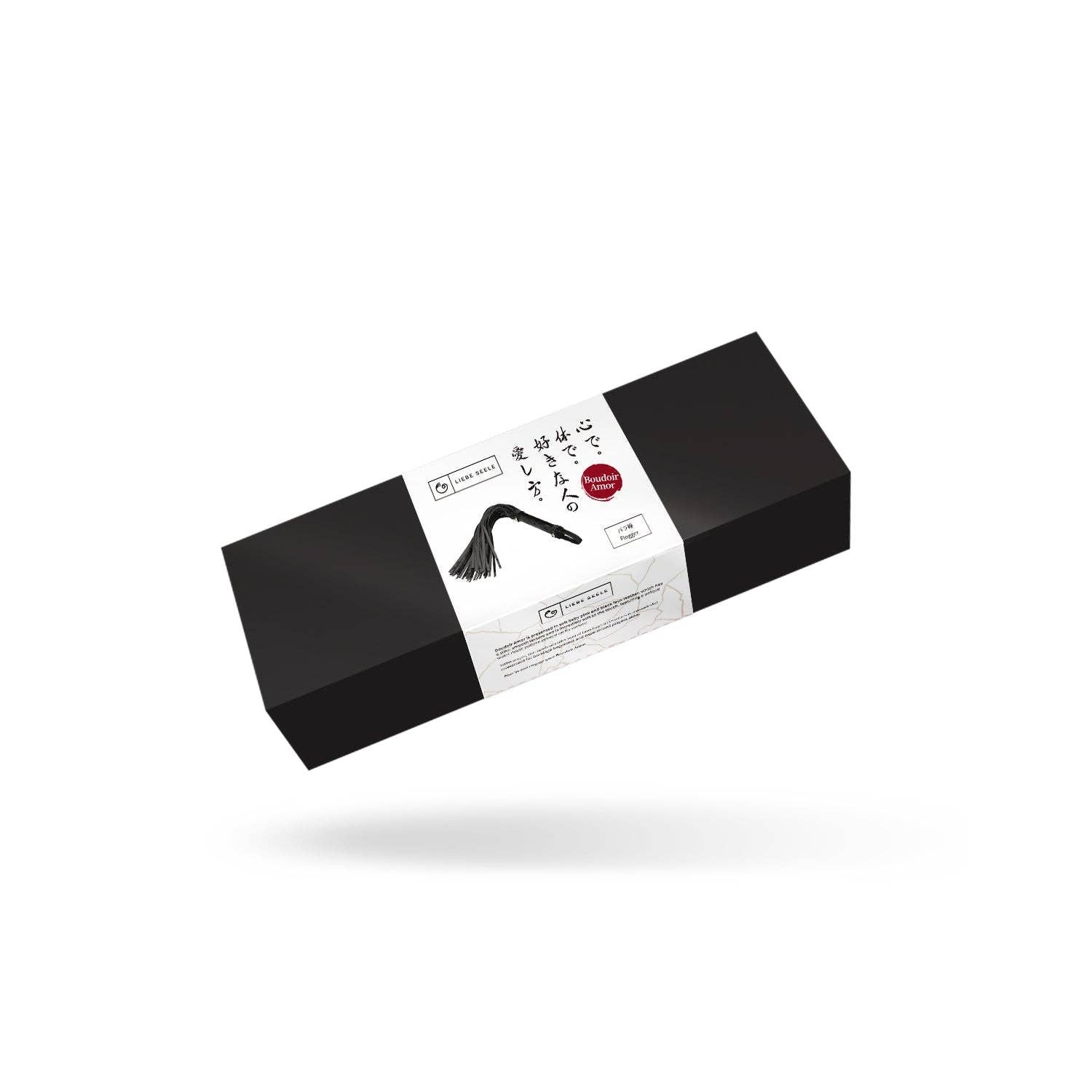 Boudoir Amor Black Vegan Flogger Kink by Liebe Seele- The Nookie