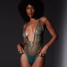 Cyrene Plunge Bodysuit Lingerie by Thistle & Spire- The Nookie