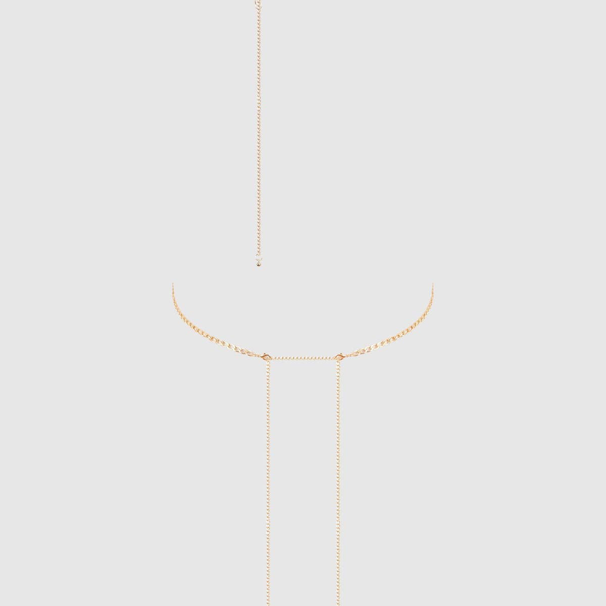 Deep V-Plunge Chain Teddy Lingerie by House of Desire- The Nookie