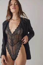 So Fine Lace Mariah Body in Black Lingerie by Only Hearts- The Nookie