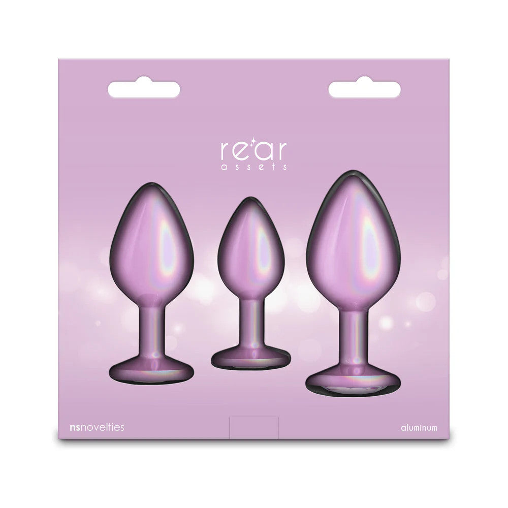 Anal Training Kit in Pink with Pink Gem Dildo by NS Novelties- The Nookie