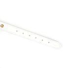 White Leather Floral Collar with Leash Kink by Liebe Seele- The Nookie