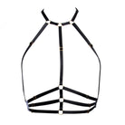 Black Samantha Harness with Golden Sliders Lingerie by Flash You & Me- The Nookie
