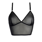 Black Mesh Triangle Top Lingerie by Flash You & Me- The Nookie