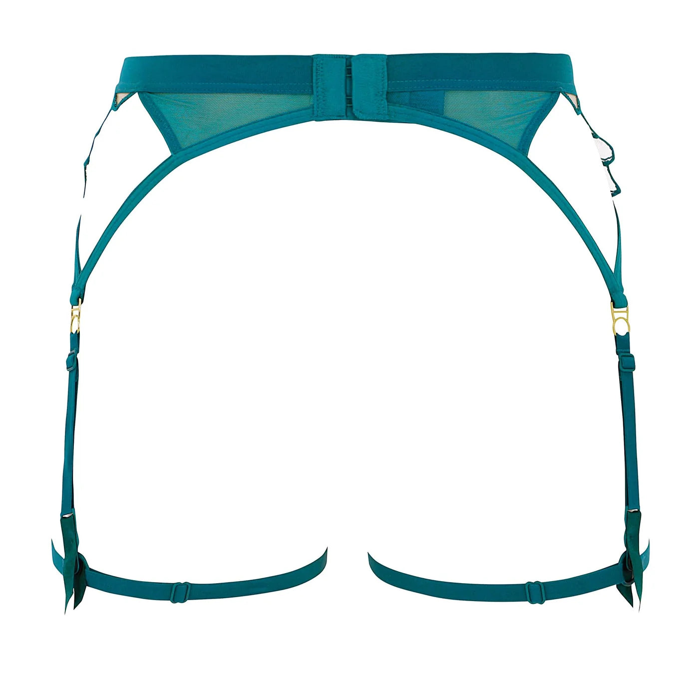 Cosmic Dream Suspender Belt in Lagoon Lingerie by Atelier Amour- The Nookie