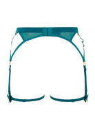 Cosmic Dream Suspender Belt in Lagoon Lingerie by Atelier Amour- The Nookie