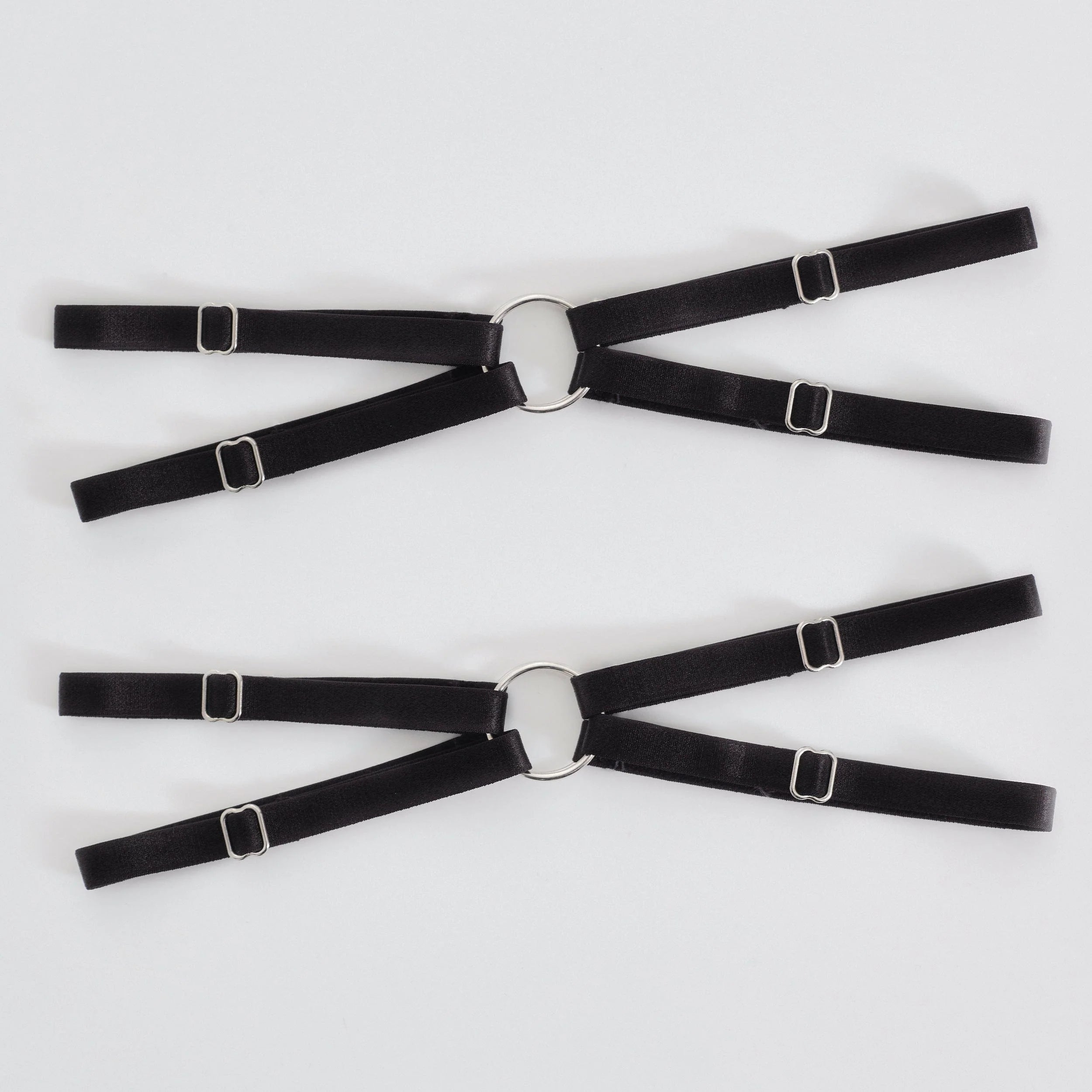 Strapped in Thigh Garters in Black Lingerie by Thistle & Spire- The Nookie