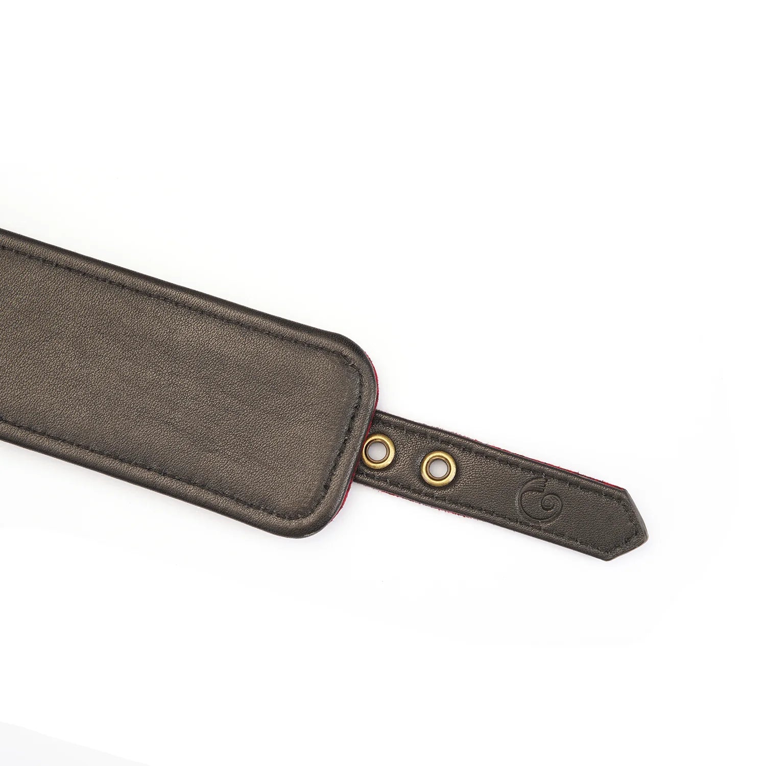 Kinbaku Ukiyoe Red Rosy Suede Leather Handcuffs Kink by Liebe Seele- The Nookie