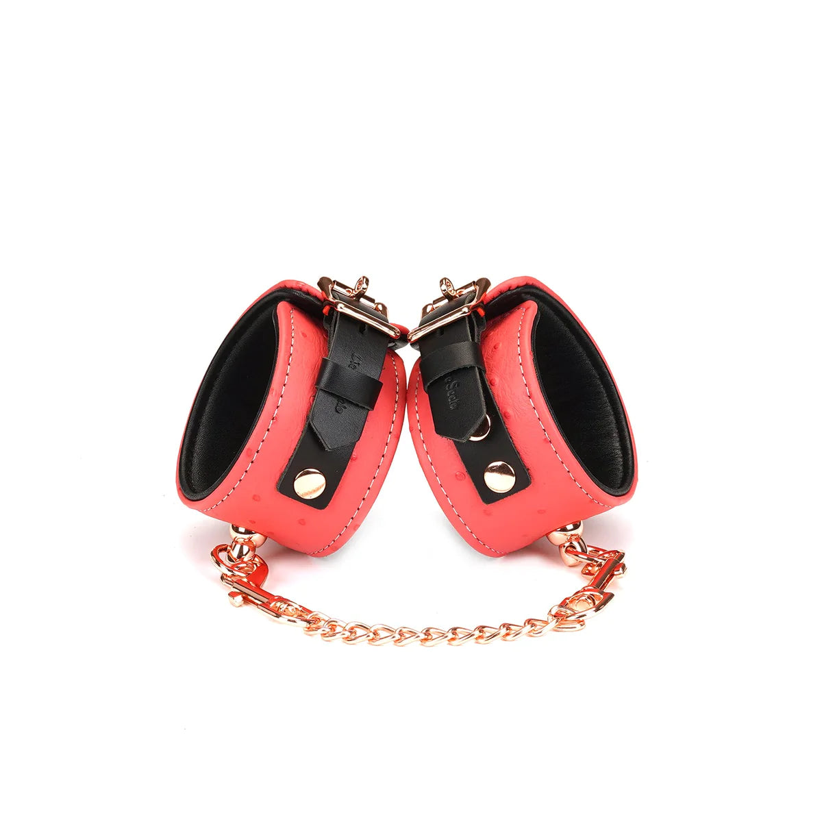 Angel's Kiss Cherry Blossom Leather Wrist Cuffs Kink by Liebe Seele- The Nookie