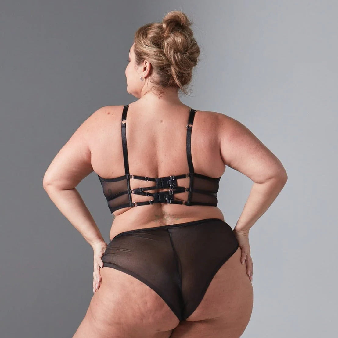 Dracona Bodice - Black/Butterscotch Lingerie by Thistle & Spire- The Nookie