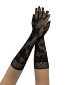 Fishnet Floral Gloves Lingerie by Pamela Mann- The Nookie