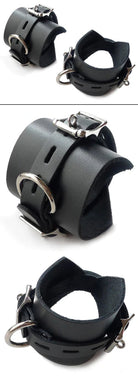 3" Locking/Buckling Ankle Cuffs Kink by Stockroom- The Nookie
