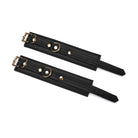 Dark Candy Black Vegan Leather Handcuffs Kink by Liebe Seele- The Nookie