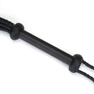 Devil's Kiss Black Leather Cat O'Nine Tails Flogger Kink by Liebe Seele- The Nookie