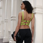 Frisson Bustier Acid Green Lingerie by Monique Morin Lingerie- The Nookie