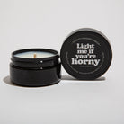 Light Me If You're Horny - Naughty Mini Massage Candle Massage by Kama Sutra- The Nookie