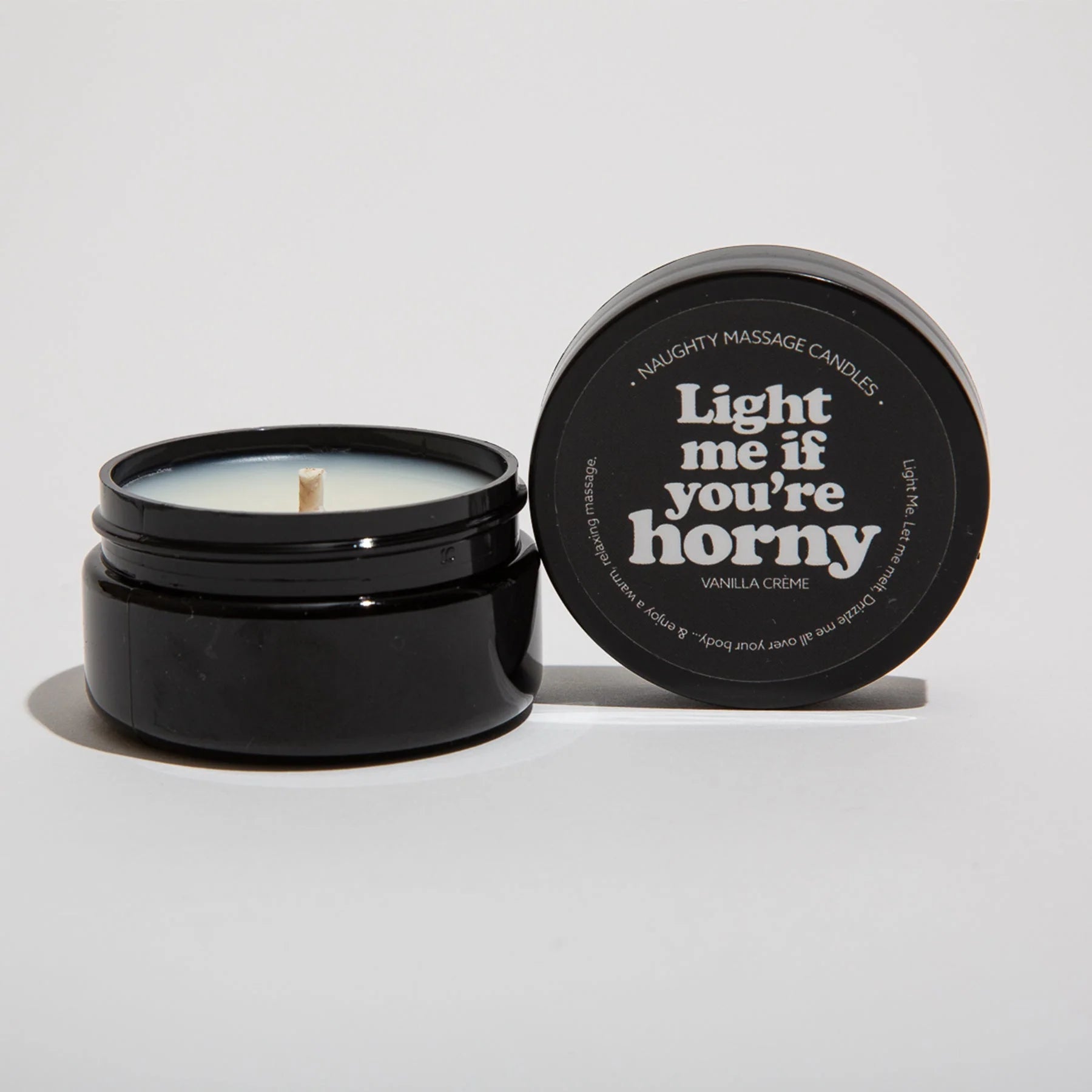 Light Me If You're Horny - Naughty Mini Massage Candle Massage by Kama Sutra- The Nookie