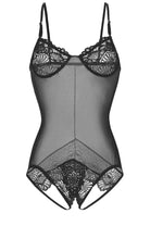 Whisper Sweet Nothings Coucou Bodysuit in Black Lingerie by Only Hearts- The Nookie