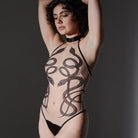 Medusa Bodysuit in Butterscotch Lingerie by Thistle & Spire- The Nookie