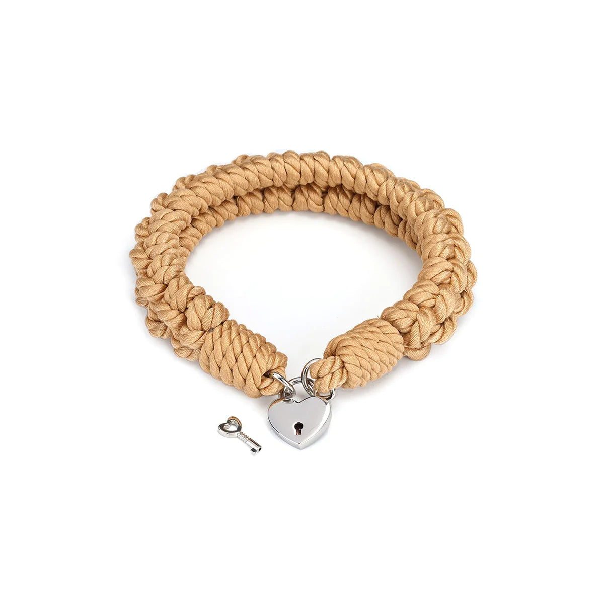 Bound You Shibari Rope Collar with Lock Kink by Liebe Seele- The Nookie