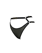 Obsidian Strap Thong Black Lingerie by Elf Zhou- The Nookie