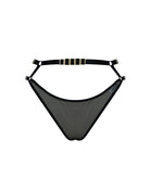 Obsidian Strap Thong Black Lingerie by Elf Zhou- The Nookie