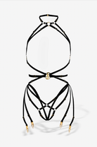 Lisa Body in Black Lingerie by Qrucifix- The Nookie